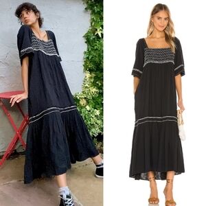 FREE PEOPLE I’m The One Black Maxi Dress